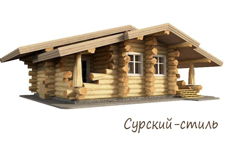 срубовая банька