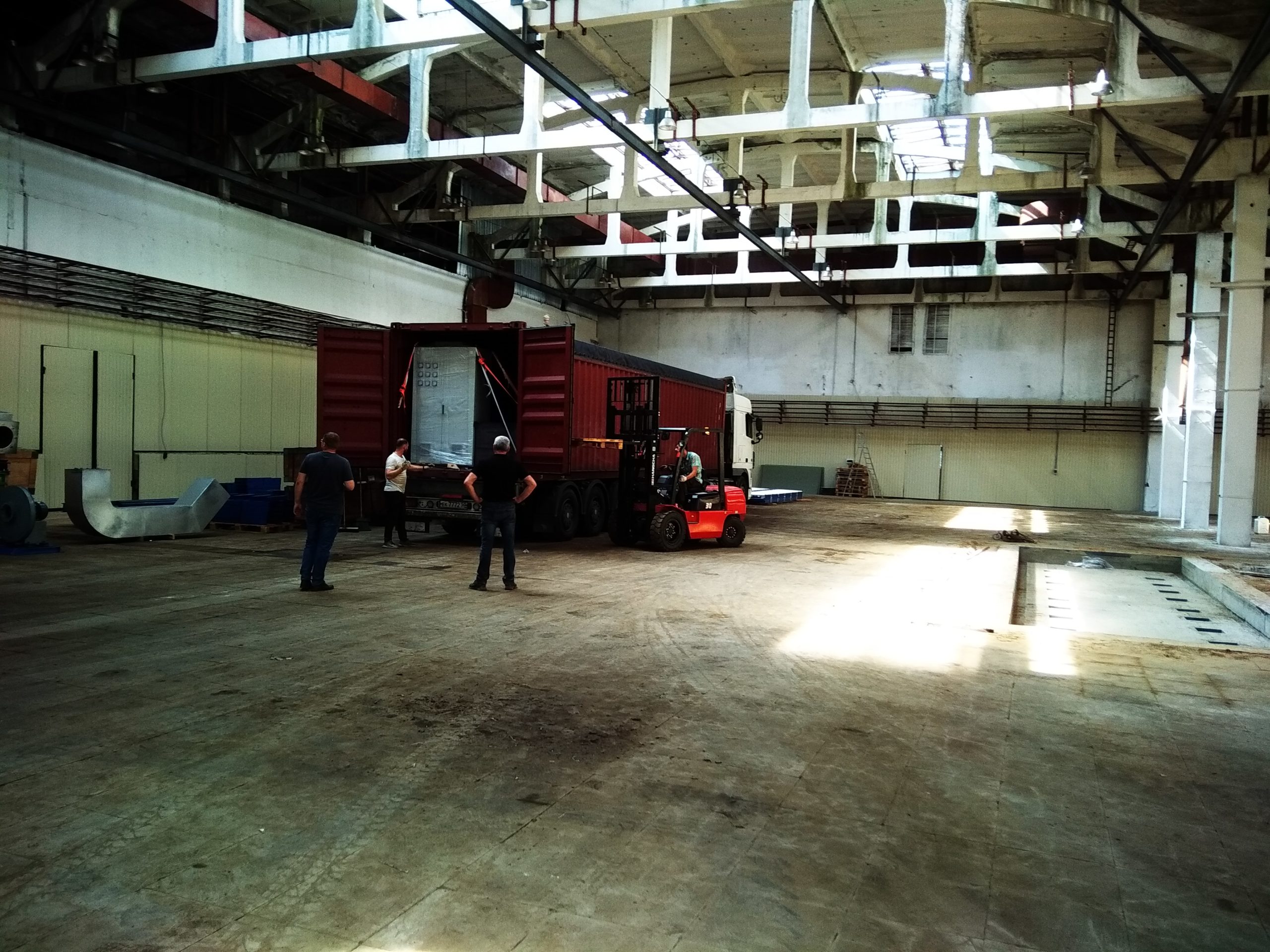 завоз оборудования
